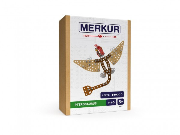 Zestaw konstrukcyjny MERKUR Pterozaur 145 szt. w pudełku 13x18x5cm