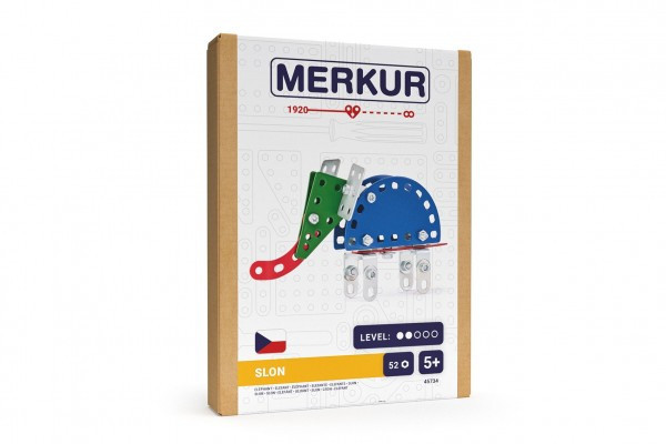 MERKUR Słoń mini zestaw konstrukcyjny 13x18,5x3cm