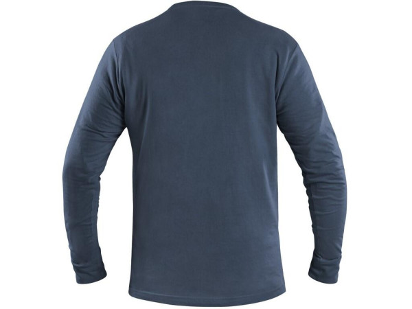 T-shirt CXS PETR, długi rękaw, granatowy, rozmiar M