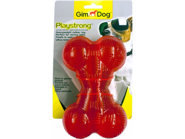 Zabawka Gimborn Playstrong wykonana z utwardzanej gumy 14 cm