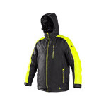 Kurtka CXS BRIGHTON, zimowa, męska, czarno-żółta, rozmiar 3XL