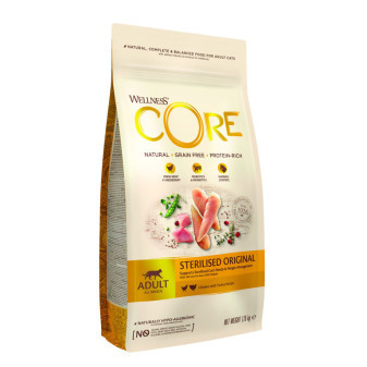 Wellness Core Cat Original Adult sterylizowany indyk i kurczak 1,75 kg