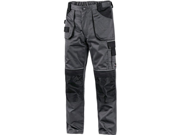 Spodnie CXS ORION TEODOR, męskie, szaro-czarne, rozmiar 62
