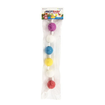 Łańcuch/ogrodzenie plastikowe kolorowe 40cm zestaw w worku 0m+
