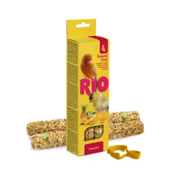 Batony RIO dla kanarków z owocami tropikalnymi 2x40g