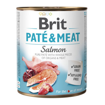 Pasztet Brit & Mięso z Łososia w puszce 800 g