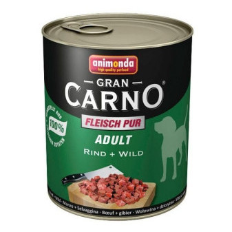 Animonda GranCarno Adult wołowina + dziczyzna 400g