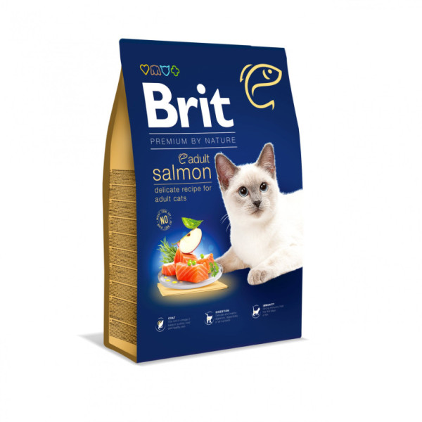 Brit Premium by Nature Dorosły kot z łososiem 8 kg