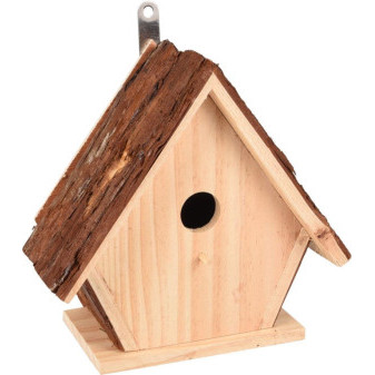 Birdhouse GISEL naturalne drewno 24x12,5x24CM