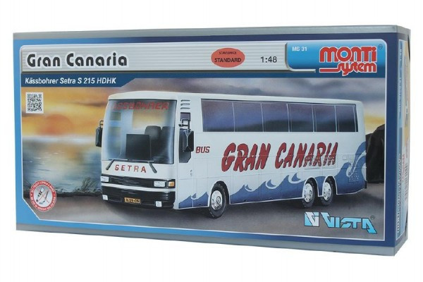 Zestaw Monti System MS 31 Gran Canaria Bus Setra 1:48 w pudełku 31x16x7cm
