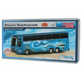 Zestaw Monti System MS 50 Atlantic Dolphinarium Bus 1:48 w pudełku 31.5x16.5x7.5cm