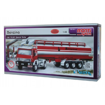 Stavebnice Monti System MS 08.3 Benzina Liaz 1:48 v krabici 31,5x16,5x7,5cm