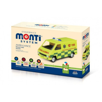 Zestaw Monti System MS 06.1 Ambulans Renault Trafic 1:35 w pudełku 22x15x6cm