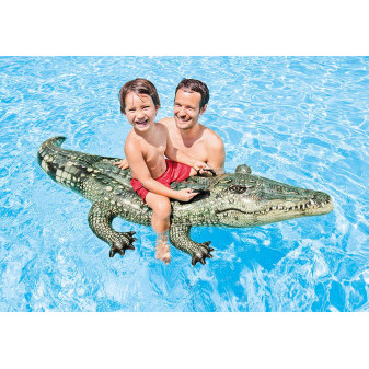 Nadmuchiwane siedzisko aligatora 170 x 86 cm