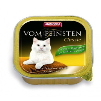 Animonda Vom Feinsten Classic pasztet dla kotów indyk+królik 100g
