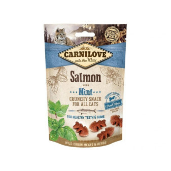Carnilove Cat Crunchy Snack Łosoś, Mięta, Mięso 50g