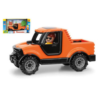 Samochód Truckies Pick-up plastik 19cm z figurką w pudełku 24m+