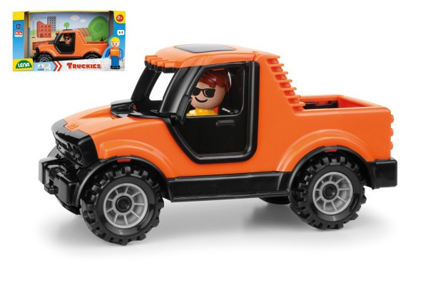 Samochód Truckies Pick-up plastik 19cm z figurką w pudełku 24m+