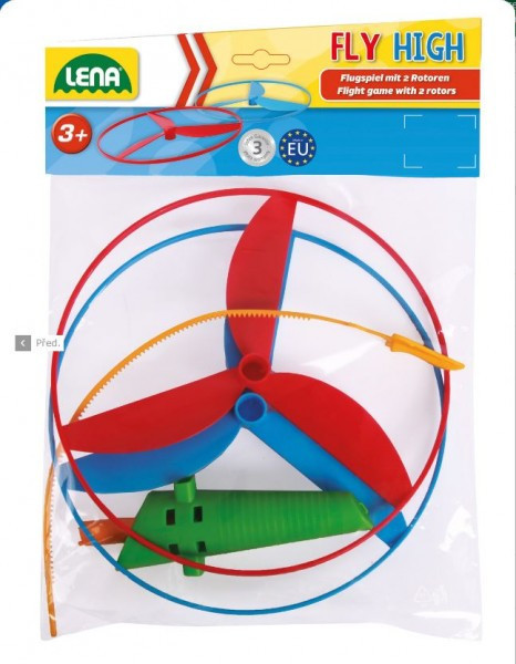 Śmigło startowe 2 szt. + rozrusznik plastikowy 20 cm w torbie