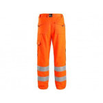 Spodnie ostrzegawcze CXS NORWICH, męskie, pomarańczowo-niebieskie, rozmiar 48