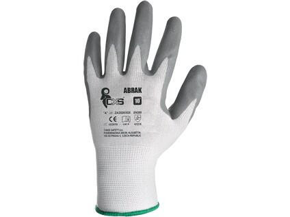 Rękawiczki CXS ABRAK, maczane w nitrylu, rozmiar 09