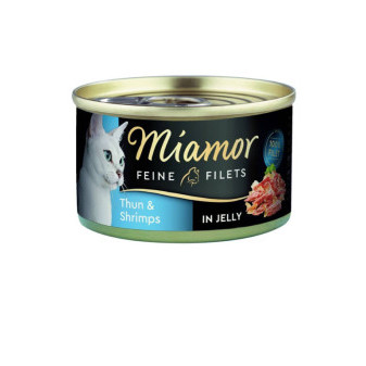 Finnern Miamor tuńczyk w puszce + krewetki 100g