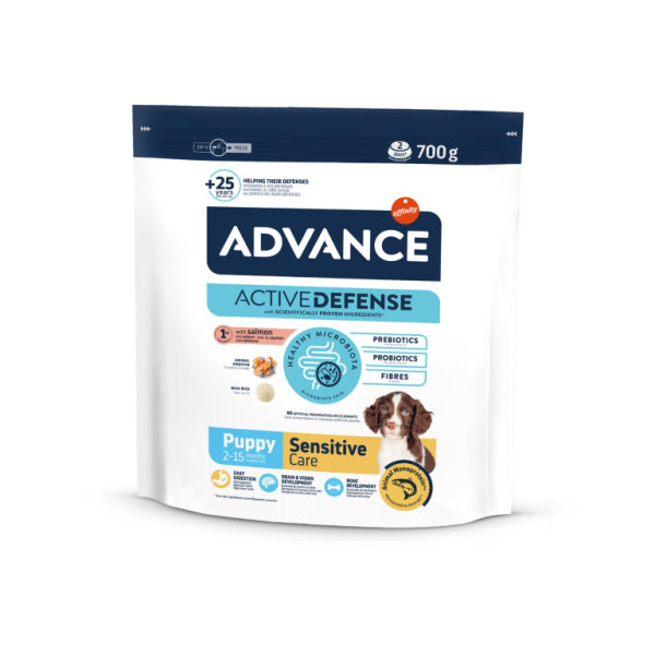 Advance Puppy Sensitive Łosoś i Ryż 700g