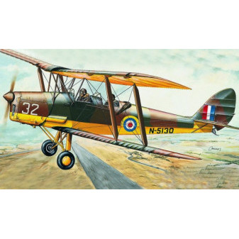 Model DH82 Tiger Moth 15,4x19cm w pudełku 31x13,5x3,5cm