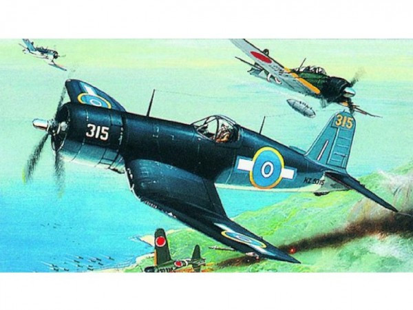 Model F4U-1 Corsair 14,1x17,3cm w pudełku 25x14,5x4,5cm