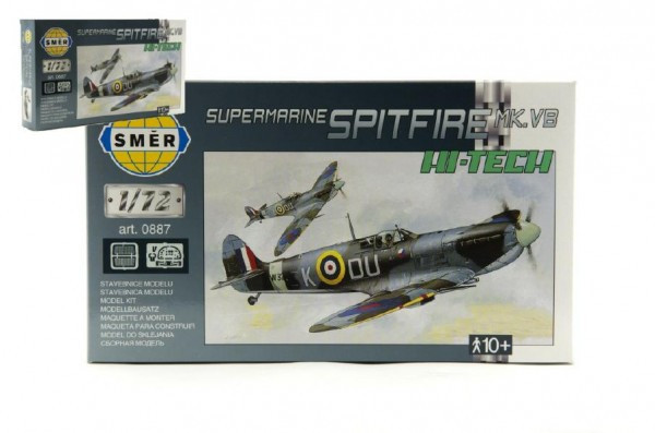 Model Supermarine Spitfire MK.VB HI TECH 1:72 12,8x13,6cm w pudełku 25x14,5x4,5cm