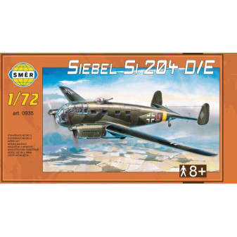 Model Siebel Si 204 D/E 1:72 29,5x16,6cm w pudełku 34x19x5,5cm