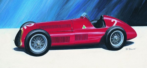 Model Alfa Romeo Alfetta 1950 17,2x6,5cm w pudełku 25x14,5x4,5cm