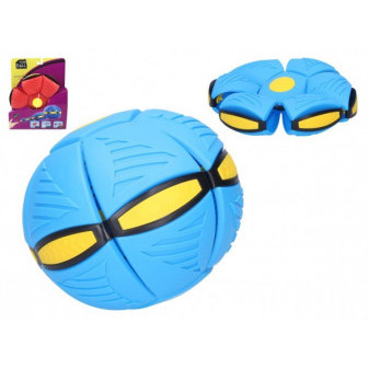 Flat Ball - Hoď disk, chyť míč! plast 22cm 2 barvy na kartě 22x27x5,5cm