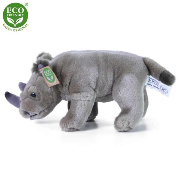 Pluszowy nosorożec stojący 23 cm EKOLOGICZNY