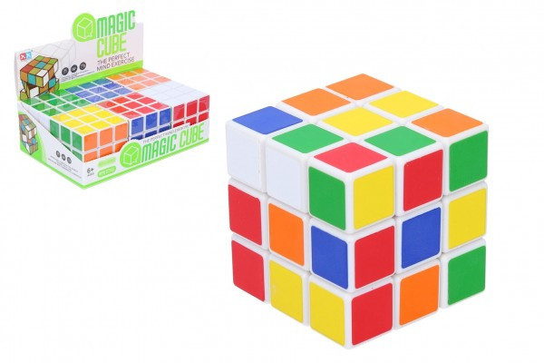 Kostka logiczna 3x3x3 plastikowa w folii 6x6x6cm