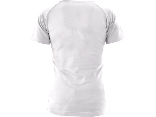 T-shirt CXS ELLA, damski, krótki rękaw, biały, rozmiar S