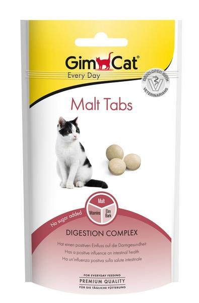 GimCat Tabletki słodowe 40g