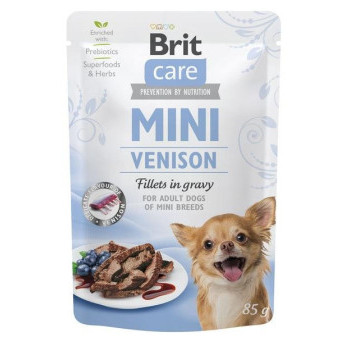 Torebka Brit Care Mini Filety z dziczyzny w sosie 85g