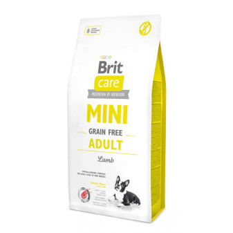 Brit Care Mini Grain Free Adult, jagnięcina 7kg