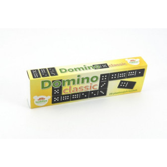 Domino Classic 28 szt. gra planszowa plastikowa w pudełku 21x6x3cm