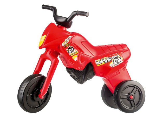 Leżaczek Enduro Yupee czerwony duży plastikowy wysokość siedziska 31cm ładowność do 25kg od 12 miesięcy