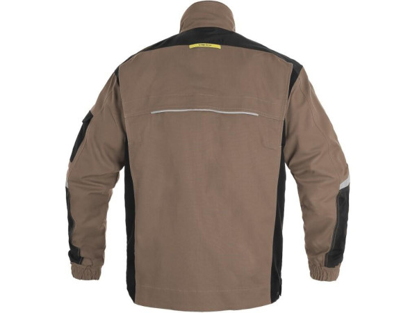 Bluzka CXS STRETCH, męska, beżowo-czarna, rozm. 50