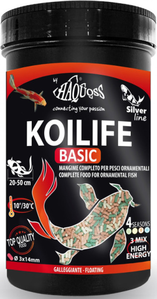 Haquoss Kiolife Basic kompletna karma dla ryb w stawie 1000ml