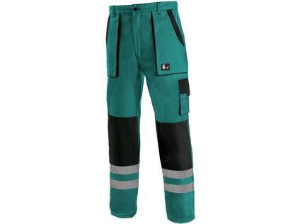 Spodnie CXS LUXY BRIGHT, męskie, zielono-czarne, rozmiar 46