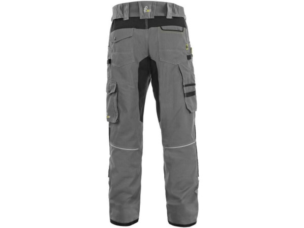 Spodnie CXS STRETCH, męskie, szaro-czarne, rozmiar 54