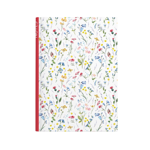Notatnik w linie - A5 - laminowany - Meadow