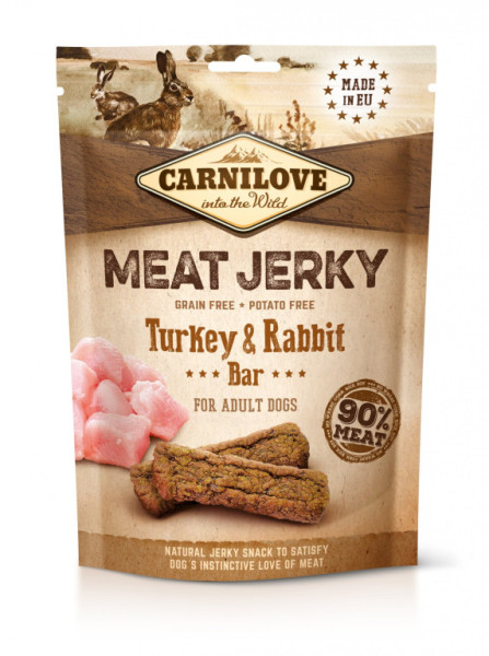 Carnilove Jerky Pasztet z indyka z królikiem 100 g