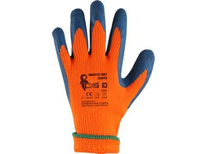 Rękawiczki CXS INDUSTRY ROXY WINTER, zimowe, maczane w lateksie, rozmiar 10