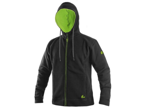Bluza CXS HARRISON, męska, czarno-zielona, rozmiar L