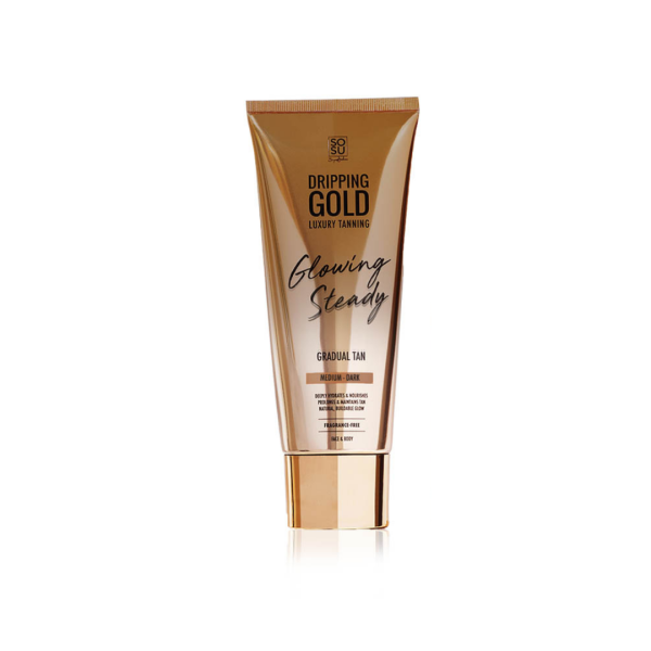 Dripping Gold Glowing Steady Krem samoopalający Gradual Tan średni/ciemny, 200ml